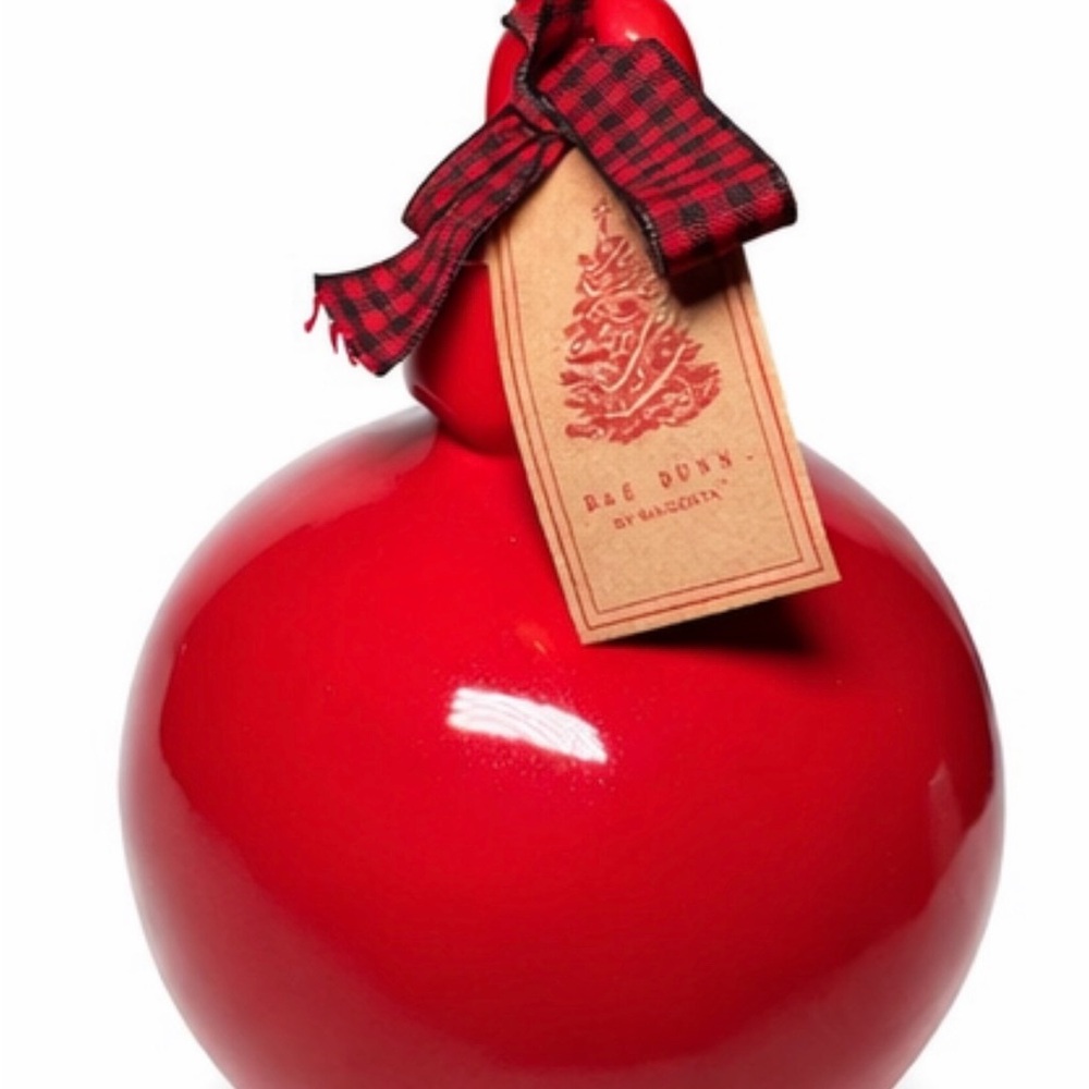 Rae Dunn Red Jingle Bells Ornament - Picture 2 of 4